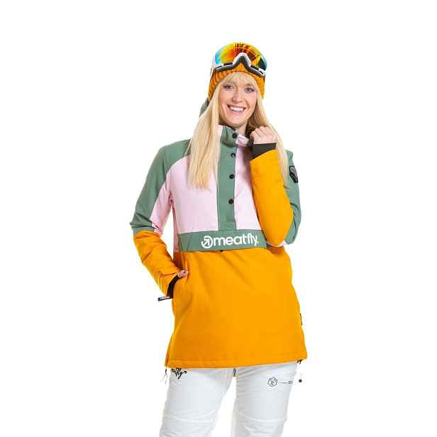 Meatfly dámská SNB & SKI bunda Aiko Pastel / Sunflower