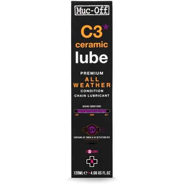 MUC-OFF C3 ALL WEATHER LUBE Mazivo na řetěz, transparentní, ML