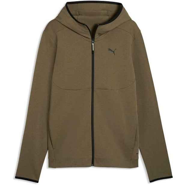 Puma TECH FULL ZIP HOODIE DK Pánská mikina