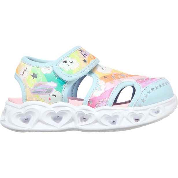 Skechers HEART LIGHTS SANDALS-CUTIE CLOUDS Dívčí sandály, mix