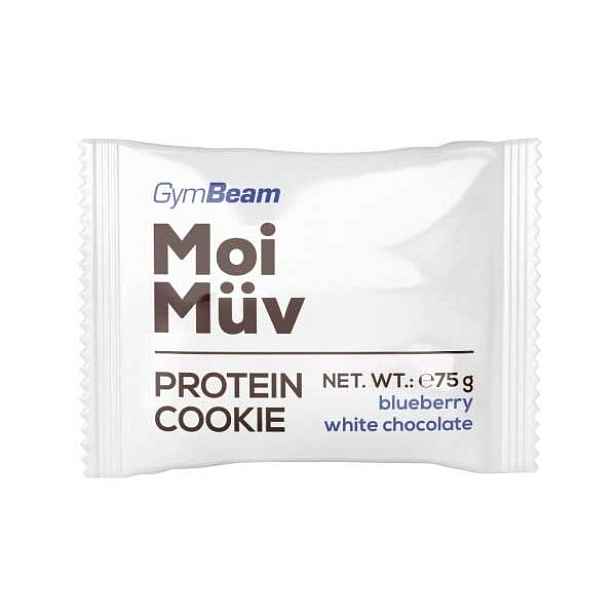 GymBeam MOIMÜV PROTEIN COOKIE 75 G BORŮVKA A ČOKOLÁDA Proteinová tyčinka , G