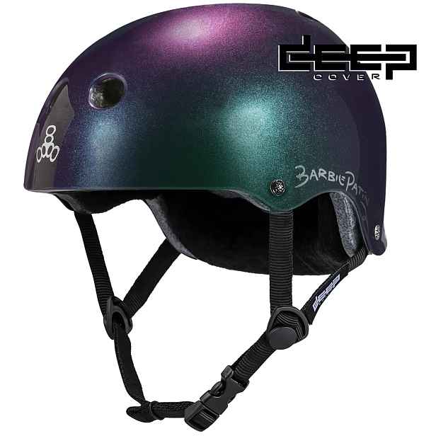 Triple Eight - Barbie Patin Deep Cover Helmet Chameleon - helma Velikost: