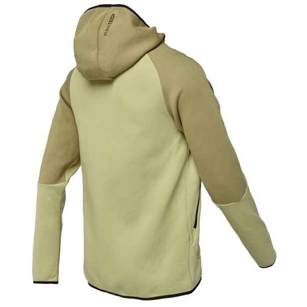 Puma TECH SLIM ELEVATED FULL ZIP HOODIE Pánská mikina