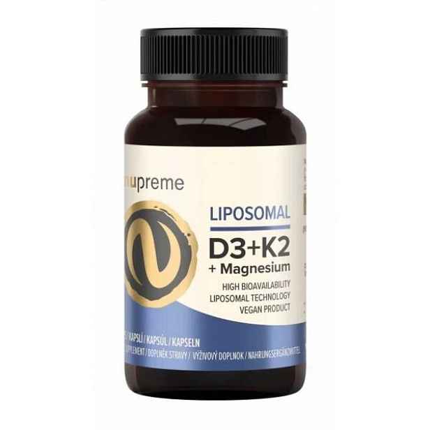 NUPREME LIPOSOMAL VITAMIN D3 + K2 + MAGNESIUM 30 CPS Doplněk stravy