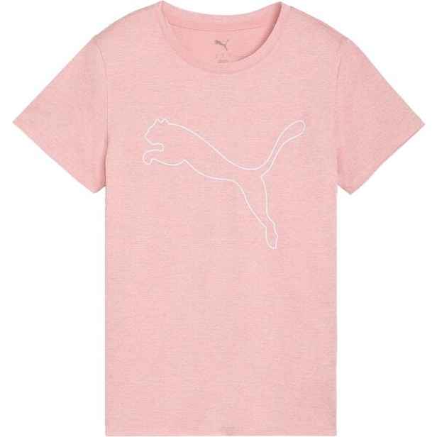 Puma W TAD ESSENTIAL HEATHER LOGO TEE Dámské tričko, lososová