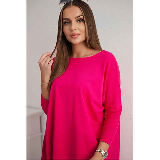 Halenka oversize fuchsiová