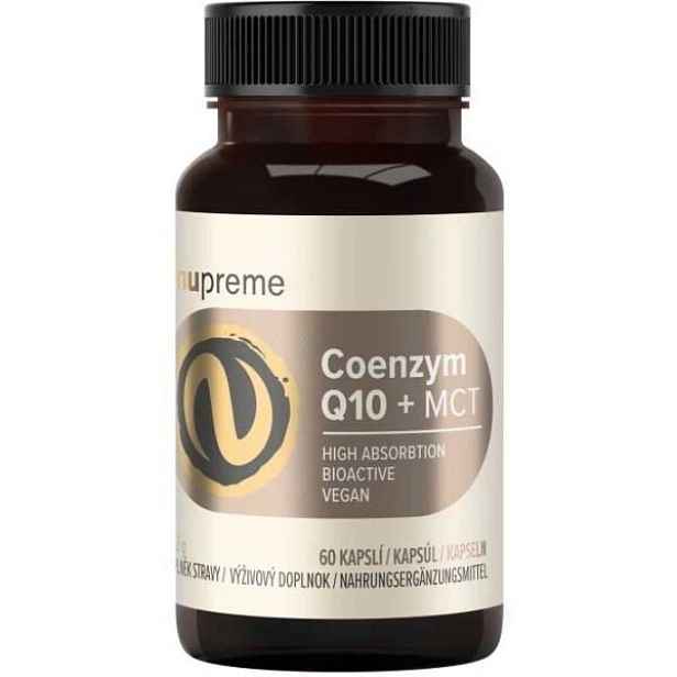 NUPREME COENZYM Q10 + MCT 60 CPS Doplněk stravy