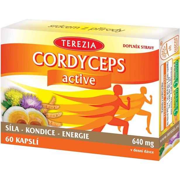 TEREZIA CORDYCEPS ACTIVE 60 CAPS Podpora vitality
