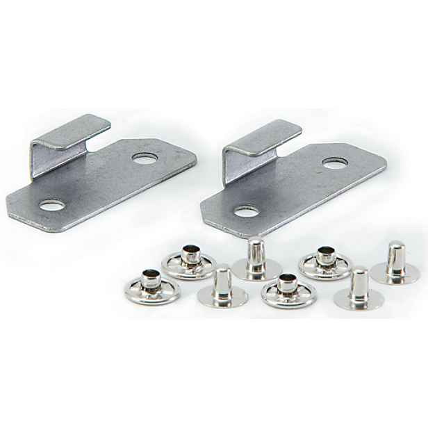 Háčky + nýty Pomoca Endhooks TopFix (1pair+Rivets) Barva: , Velikost: UNI