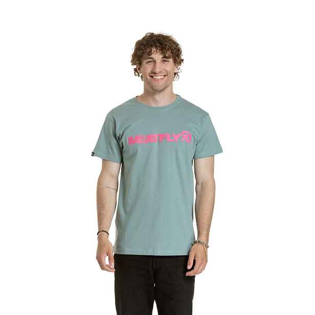 Meatfly pánské tričko Logex Dusty Mint | 100% bavlna