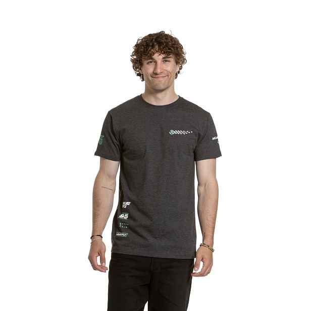 Meatfly pánské tričko Furious Charcoal Heather