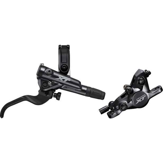 Brzdy Shimano Deore XT BL-M8100/BR-M8100 Délka: 1000 mm, Strana: Levá, Brzdové destičky: J04C - kovové s chladičem