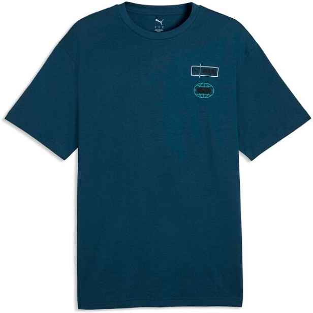 Puma GRAPHICS RELAXED STACKED TEE Pánské triko