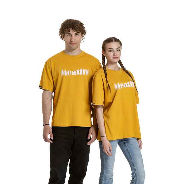 Meatfly unisex tričko Domes Bronze Blured | 100% bavlna