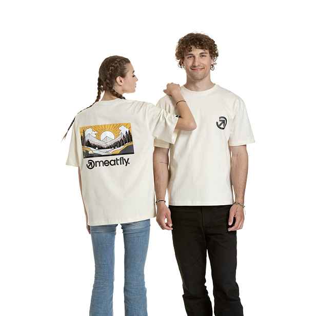 Meatfly unisex tričko Cachuma Blanc Mountains | 100% bavlna