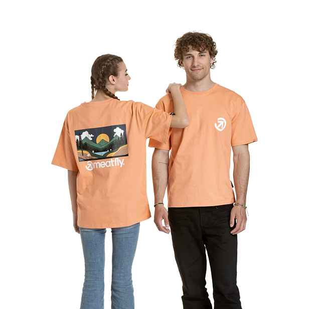 Meatfly unisex tričko Cachuma Coral Mountains | 100% bavlna