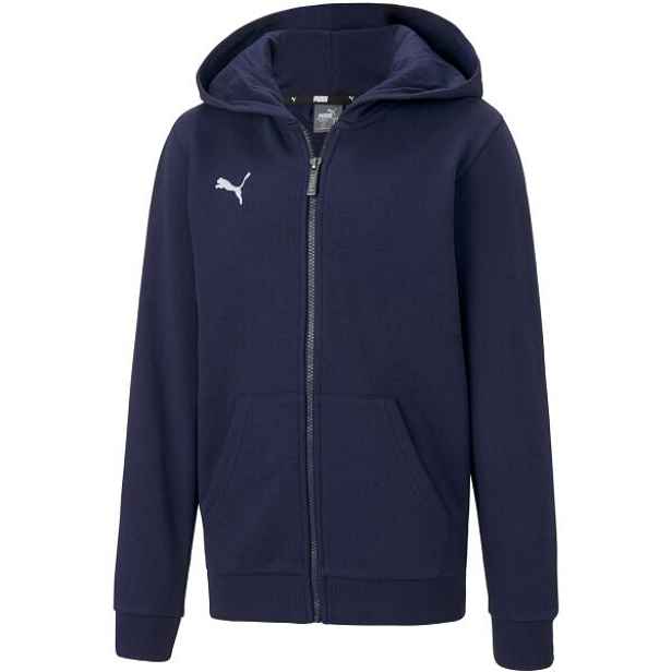 Puma TEAMGOAL 23 CASUALS FULL-ZIP HOODIE Fotbalová, tepláková bunda