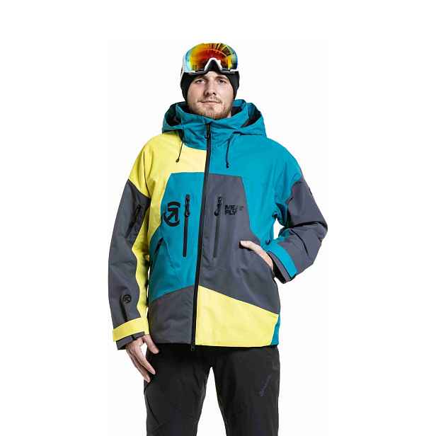 Meatfly pánská SNB & SKI bunda Shader Hb / Lime