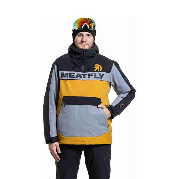 Meatfly pánská SNB & SKI bunda Zenith Chai Tea