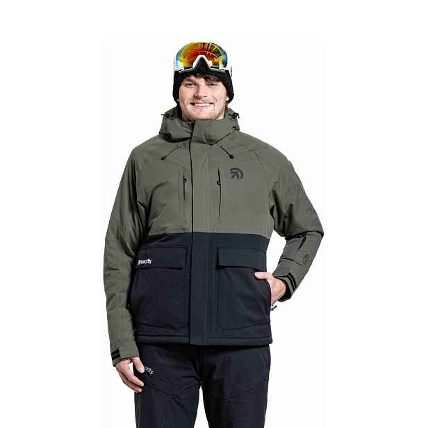 Meatfly pánská SNB & SKI bunda Vertigo Olive Dark