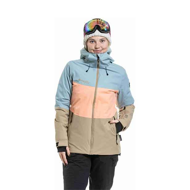 Meatfly dámská SNB & SKI bunda Kirsten Safari / Cloud