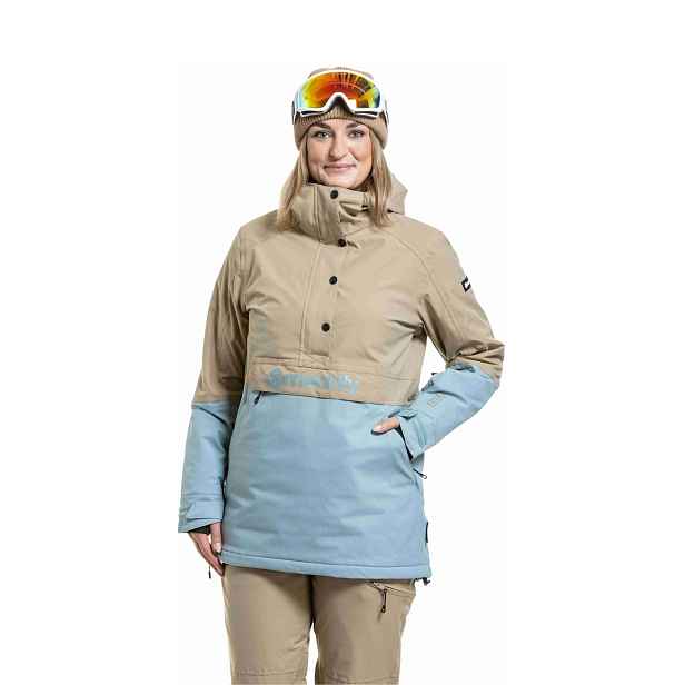 Meatfly dámská SNB & SKI bunda Aiko Cloud / Safari