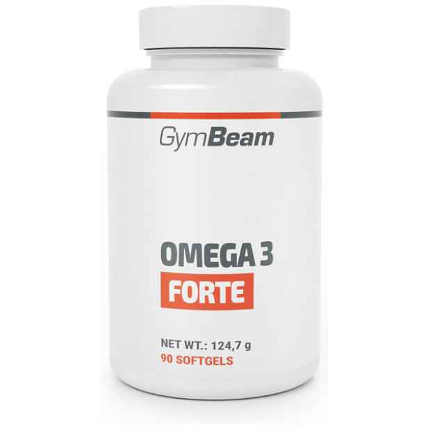 GymBeam OMEGA 3 FORTE - 90 CAPS Zdravý tuk