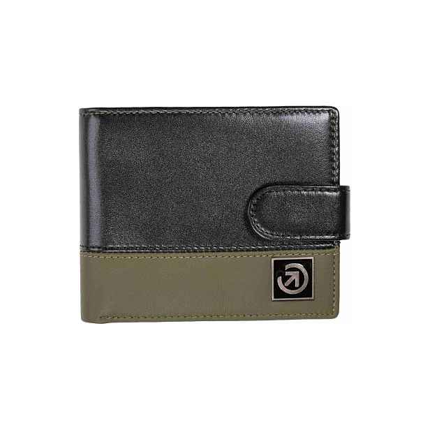 Meatfly kožená peněženka Nathan Premium Olive | Velikost One Size