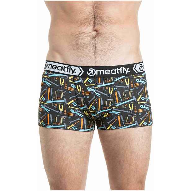 Meatfly pánské boxerky Balboa Double Pack Tools | Mnohobarevná