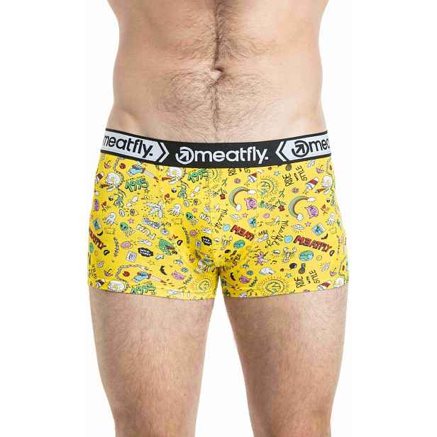 Meatfly pánské boxerky Balboa Double Pack Jamm | Mnohobarevná