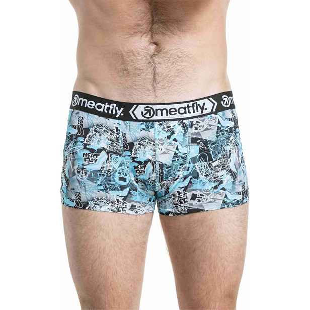 Meatfly pánské boxerky Balboa Double Pack Space / Easy | Mnohobarevná