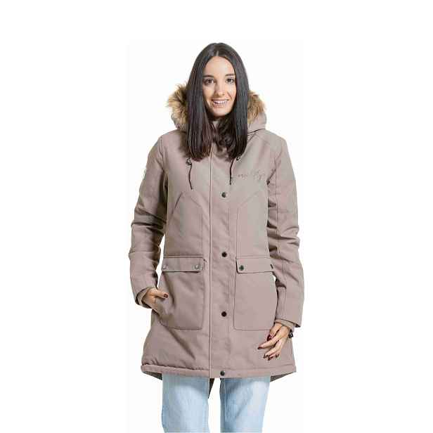 Meatfly dámská parka Amber Stucco | Písková