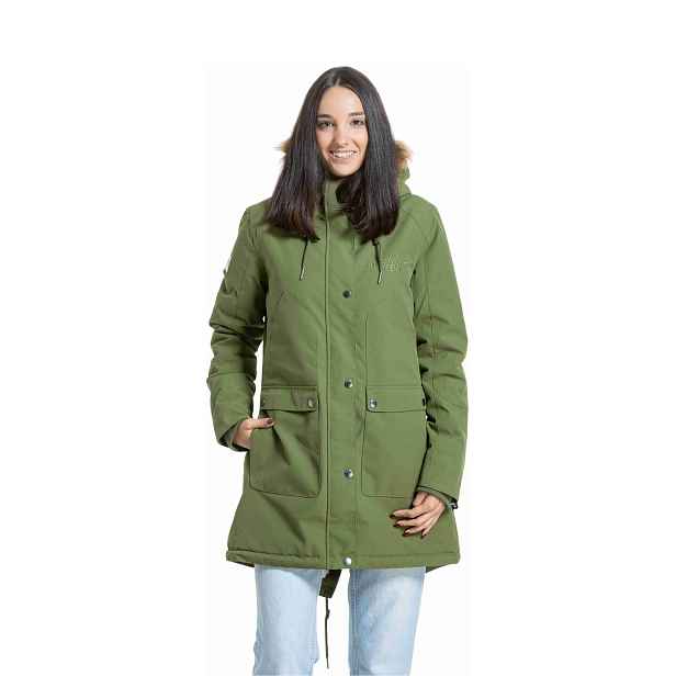 Meatfly dámská parka Amber Olive Branch