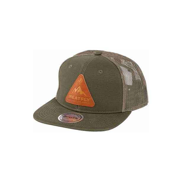 Meatfly kšiltovka Thunderbolt Trucker Olive Peak | Velikost One Size