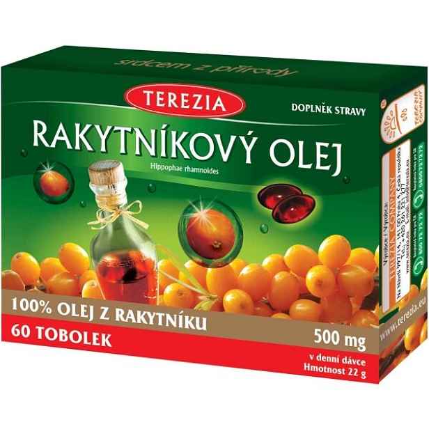 TEREZIA RAKYTNÍKOVÝ OLEJ 100% 60 TOBOLEK Olejové kapsle