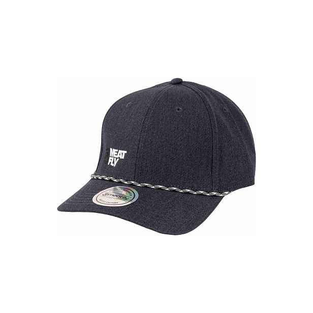 Meatfly kšiltovka Dustin Flexfit Recycled Anthracite / Decent Revital | Velikost One Size