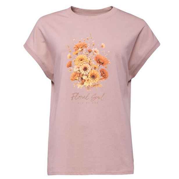 ALPINE PRO PITERA PRINT SS TEE Dámské tričko s krátkým rukávem