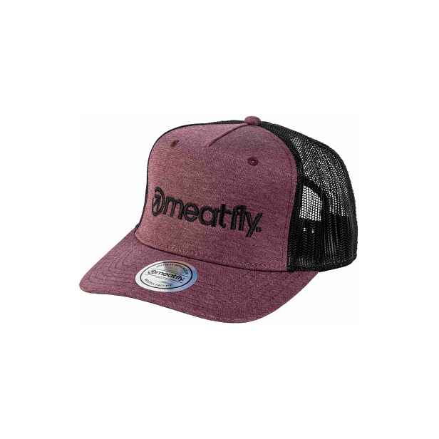 Meatfly kšiltovka Horton Trucker Wine / Logo | Velikost One Size