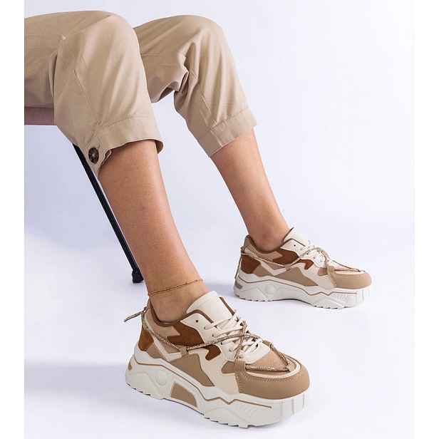 Gemre Valdeza sneakers adorned with rhinestone laces