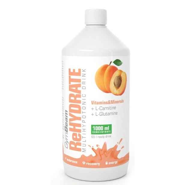 GymBeam REHYDRATE 1000 ML - MERUŇKA Iontový nápoj