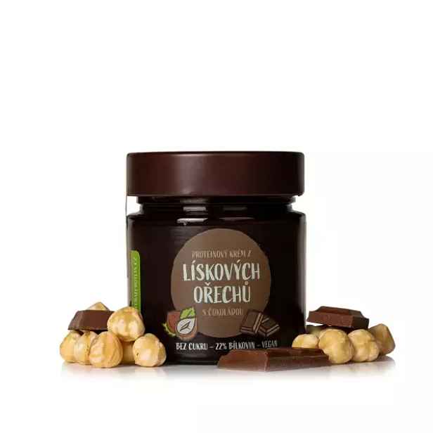 NATURAL PROTEIN LÍSKOOŘÍŠKOVÝ KRÉM ČOKOLÁDOU (250 G) Čokoládový krém , G