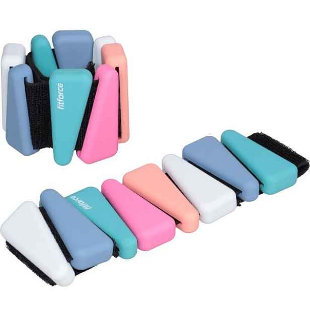 Fitforce SILICONE BRACELET Závaží na zápěstí a kotníky, mix