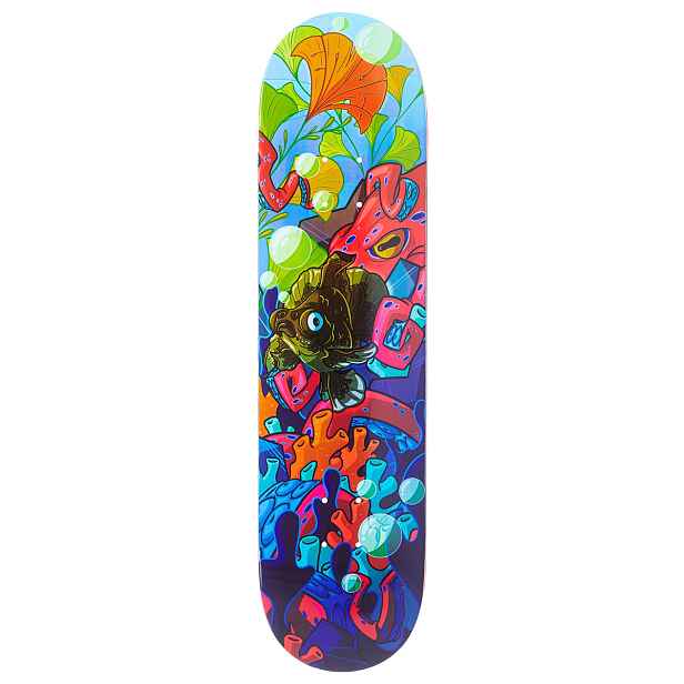 Enuff - Designer Deck 8“/8,25“ - Lost At Sea Goldfish - Skateboarová deska Rozměry: 8" palců