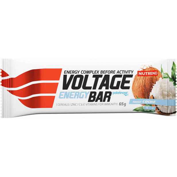 Nutrend VOLTAGE ENERGY 65 G KOKOS Energetická tyčinka , G