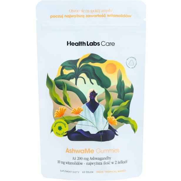 HEALTH LABS ASHWAME GUMMIES 60 KS Želé bonbony s ashwagandhou