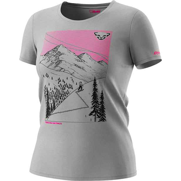 Triko Dynafit 24/7 Artist Series Dri T-Shirt W alloy/ski traces uphill Barva: , Velikost: