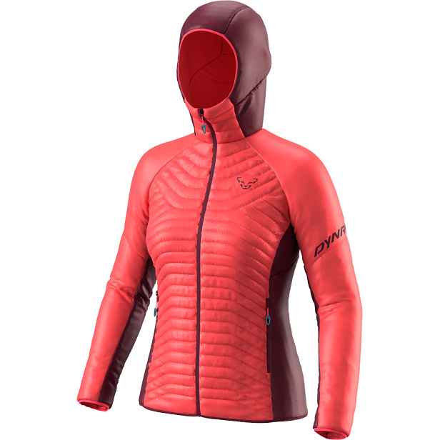 Bunda Dynafit Speed Insulation Hooded W hot coral Barva: korálová, Velikost: