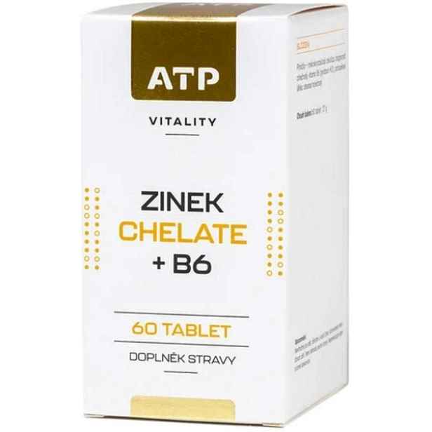 ATP VITALITY ZINEK CHELATE + B6 60 TABLET Podpora imunity