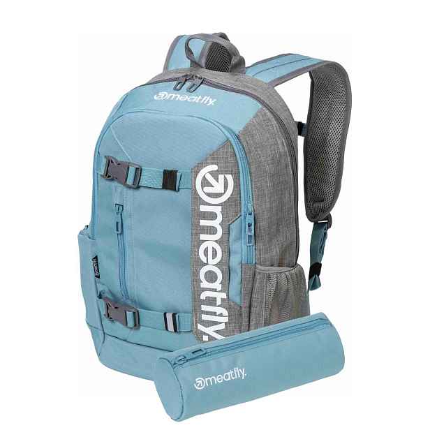 Meatfly batoh Basejumper Heather / Aqua 22 + PENÁL ZDARMA | Objem 22