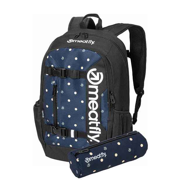 Meatfly batoh Basejumper Dots 22 + PENÁL ZDARMA | Objem 22